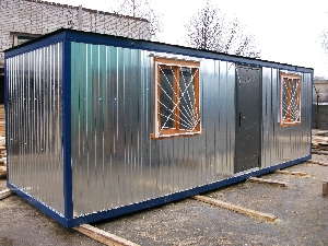 Строительный блок-контейнер "2 комнаты"