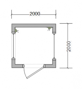 Группа блок-контейнеров, чертеж